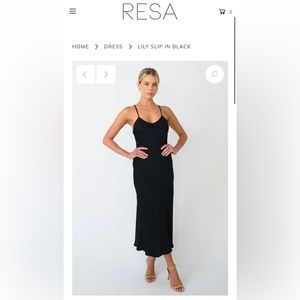 NEW Resa Lily Slip in Black (size small)